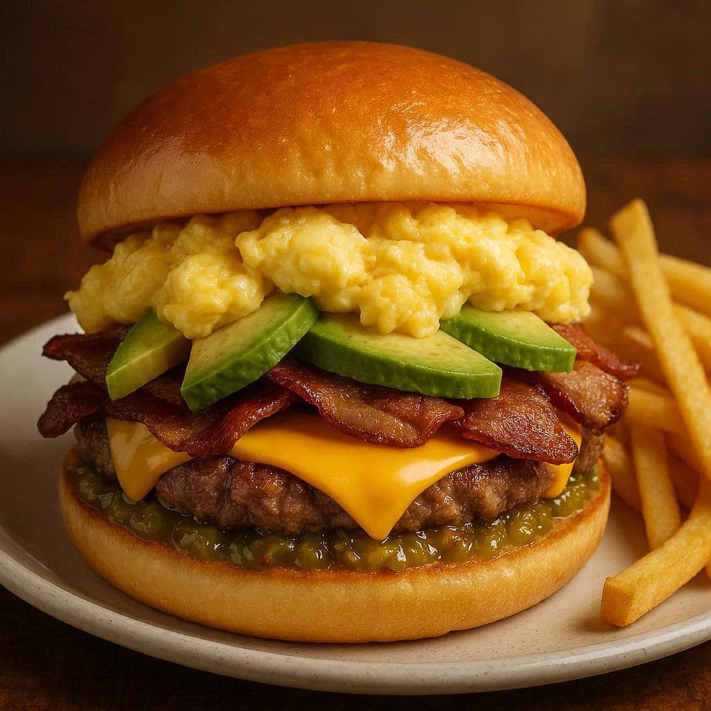 Fluffy Loaded Burger – Ottoman Coffee Brewers